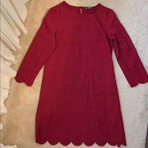 SHEIN Scalloped Dress